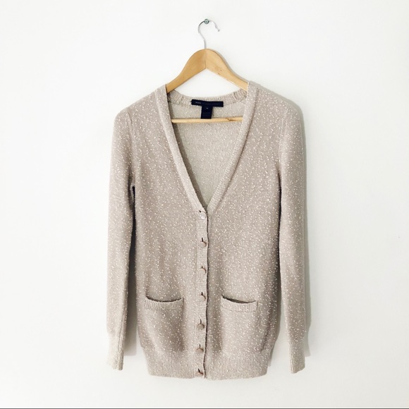 Marc By Marc Jacobs Textured Beige Cardigan - Picture 1 of 8